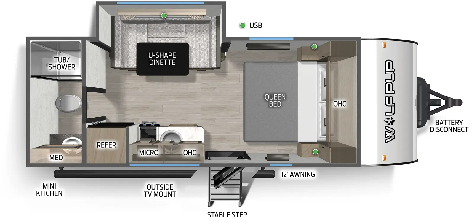 Cherokee Black Label 16KHWBL Floorplan